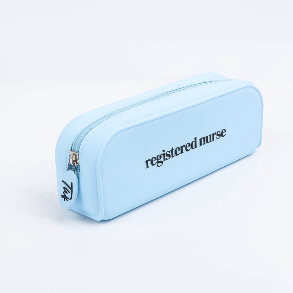 Registered Nurse Pen Case Cosmetic Bag Silicone Washable